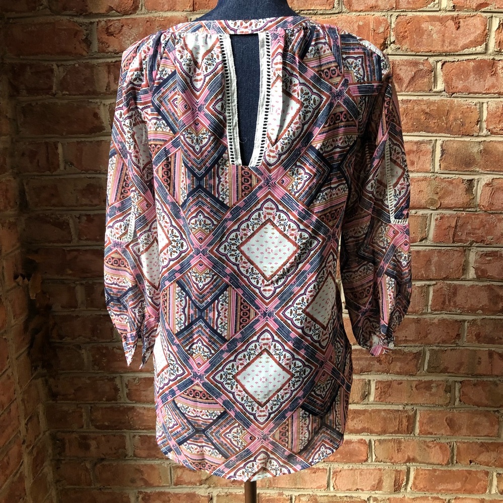 Love. Fire Boho style top with open back Small - Picture 4 of 7